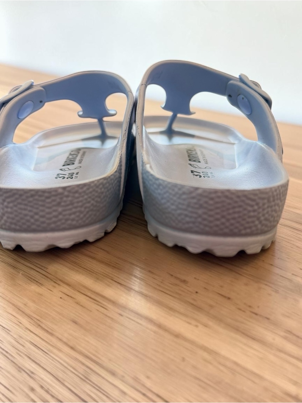 Birkenstock Gizeh EVA Waterproof Thong Sandals Baby Blue 37 - Picture 4 of 7